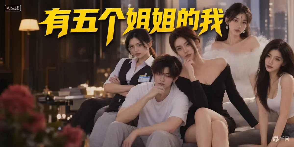 AI漫剧《有五个姐姐的我》全集免费看-无雾版未删减高清画质-超甜治愈剧情五个职业姐姐随心观看